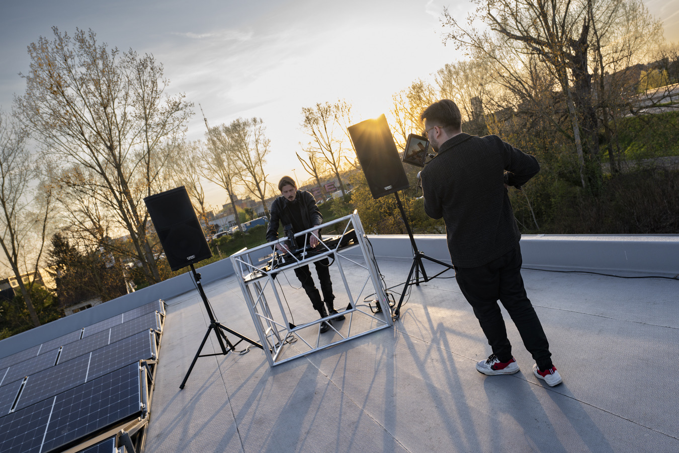 DJ performance and event atmosphere by ID&A