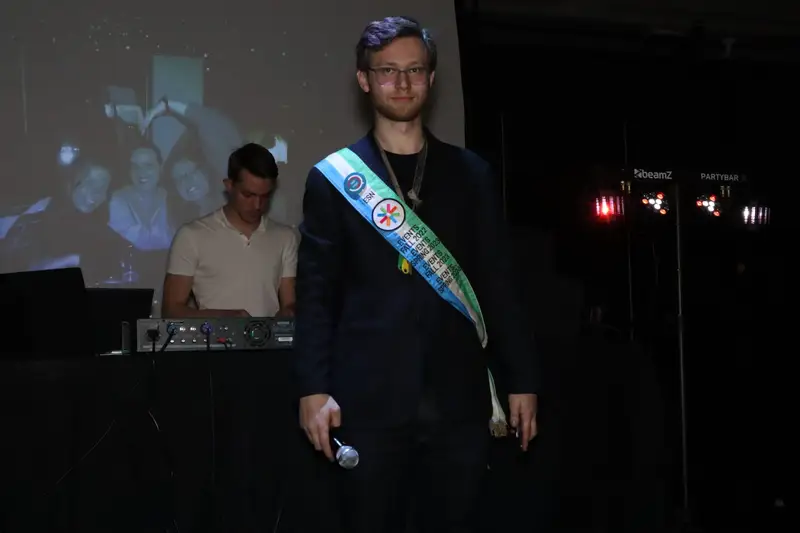 ID&A host at an event
